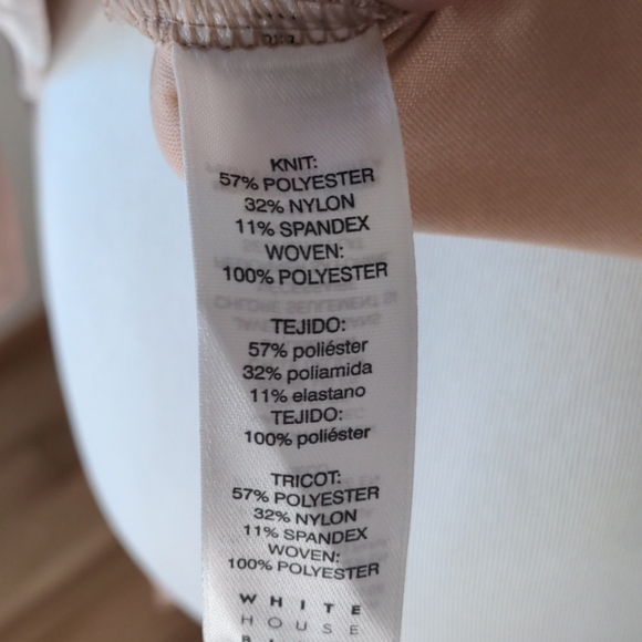 White House Black Market SS Velvet Flounce Top - Picture 7 of 8